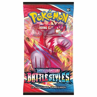 A product package for Pokemon trading cards.
