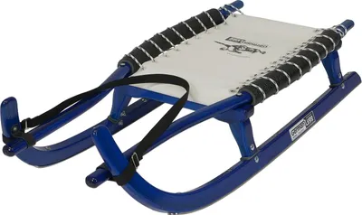 Produktbild von GL Rodel 120 cm Doppel Farbe blau, Gurtband, Edelstahl