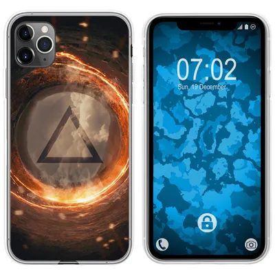 Produktbild von PhoneNatic Case kompatibel mit Apple iPhone 11 Pro Silikon-Hülle Element Feuer M3