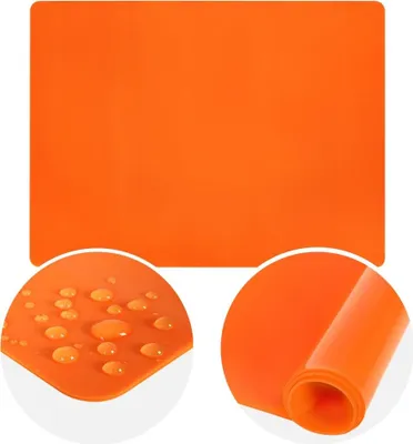 Zdjęcie produktu dla Silikonowa mata do pieczenia Orion Antypoślizgowa, nieprzywierająca mata silikonowa Blacha do pieczenia Mata do wałkowania 40x30 cm