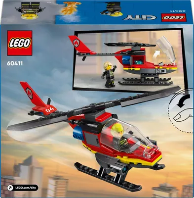 Obrázek produktu pro Stavebnice LEGO® City 60411 Hasičský vrtulník