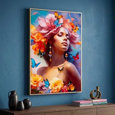 Obrázok produktu pre Lakovaný obraz na plátne s rámom 62x4x92 cm