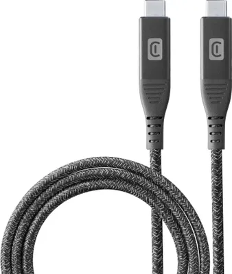 Immagine prodotto di Cellularline 5A Cavo di trasferimento rapido 1m USB Tipo-C/Tipo-C Nero
