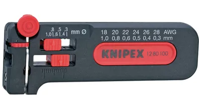 Obrázok produktu pre KNIPEX 12 80 100 SB - 34 g - Grau - Rot