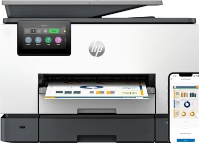 Immagine prodotto di HP OfficeJet Pro 9130b Wireless Stampante All-in-One a colori, stampa fronte/retro; fotocopiatrice, scanner, stampa termica a getto d'inchiostro, stampa a colori, 4800 x 1200 DPI, A4, stampa diretta, grigio