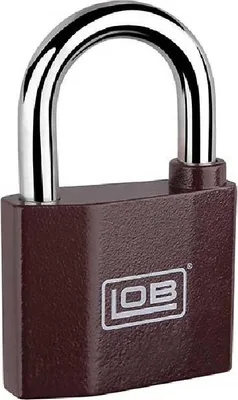Produktbild von LOB KZ50 Urethan-Zylinder-Vorhängeschloss, Modell KZ50-B1-12, EAN-Code 5905452653420