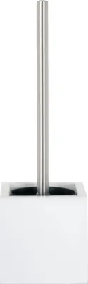 Produktbild von MSV Toilettenburste im MDF-Halter/ Edelstahl-Toilettenburste - weis - 37 cm