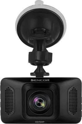 Image de Caméra de Voiture Sencor SCR 4200, Angle de Vision 170°, Écran LCD 3", Enregistrement 1080P, Détection de Mouvement