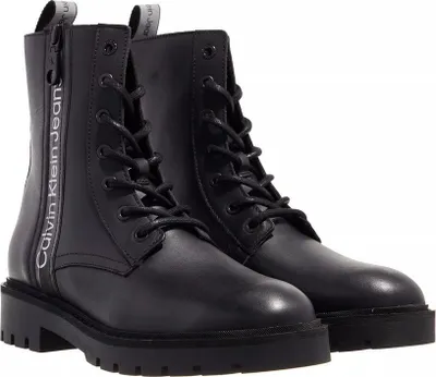Image de Calvin Klein Jeans Bottines pour femmes YW0YW01035 BEH Couleur : Noir Taille : 37
