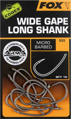 Produktbild von Fox Edges Armapoint Super Wide Gape Long Shank Hooks - 10 Haken, Größe:5