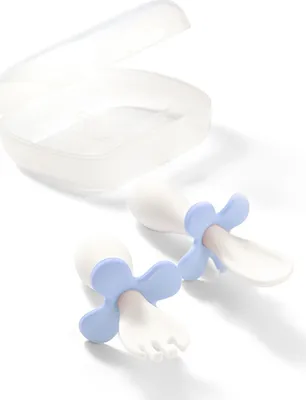 Immagine prodotto di Set di posate ergonomiche per bambini - bianco, blu