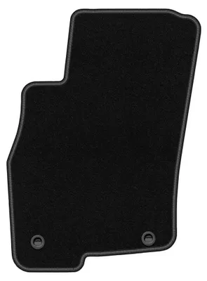 Produktbild von Fahrermatte Velours für Fiat Grande Punto 2005-2009 (Schrägheck) – 1-tlg, Schwarz, passgenau – Wielganizator BASIC