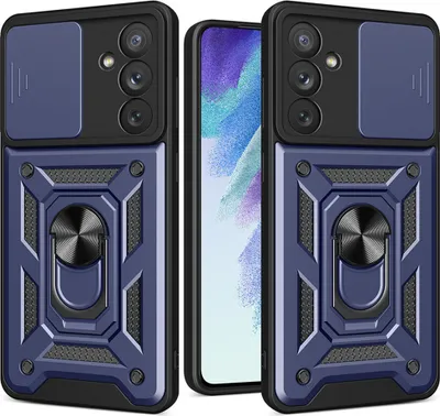Produktbild von Samsung Galaxy S24+ Hülle Hybrid Armor Blau