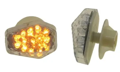 Produktbild von Motorrad LED Verkleidungsblinker Raceroll Klarglas