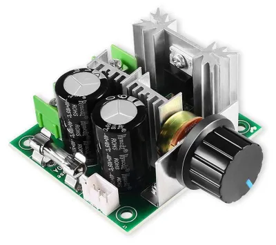 PWM DC-Motordrehzahlregler 12-40 V 10 A Drehknopf
