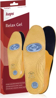 Obrázok produktu pre Kožené profilované stielky s Kaps Relax Gel tlmiacou stielkou - veľkosť 44 EUR
