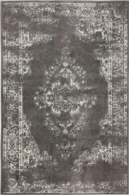 Productafbeelding van benuta Vintage tapijt woonkamer Sia Gris 200x300 cm Woonkamer tapijt Slaapkamer zacht oosters Rechthoekig