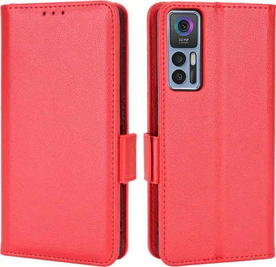 Produktbild von TCL 30 / 30+ Hülle - Coverup Klapphülle - Rot