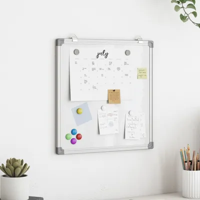 Produktbild von "im Angebot" Magnetisches Whiteboard 60x60x1,7 cm Aluminium - Magnettafeln & Whiteboards CC17579