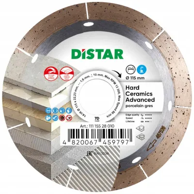 Produktbild von Distar Hard Ceramics Advanced Diamanttrennscheibe 115mm