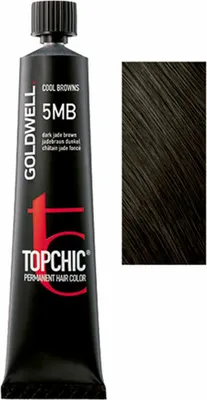 Produktbild von Goldwell Topchic The Browns, Braun, 5MB, Dark Jade Brown, Unisex, 60 ml, Alle Haare