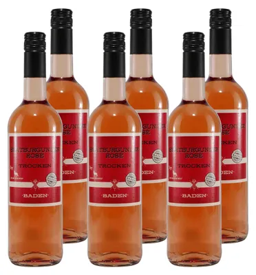 Produktbild von Weinland Spätburgunder Rosé Baden QbA -trocken- (6 x 0,75L)