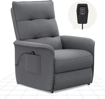 Image de Fauteuil relax électrique X1DG-EU, gris