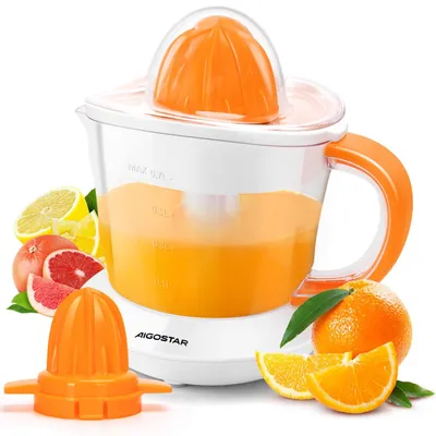 Zitruspresse 40 W, 700 ml, 2 Kegel, leckfreier Ausgießer