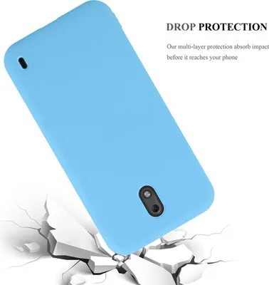 Immagine prodotto di Cadorabo custodia per Nokia 2 2017 cover protettiva in blu custodia del telefono cellulare TPU silicone custodia cover
