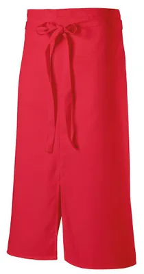 Produktbild von Bistroschürze B 100 x L 80 cm : rot : 65% Polyester 35% Baumwolle
