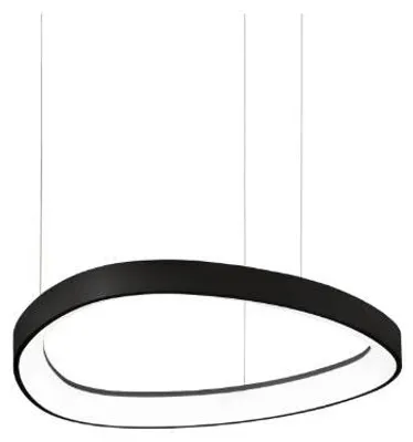 Produktbild von Ideal Lux 341538 GEMINI Pendelleuchte LED 36W 4000/2040lm 2700K schwarz EIN/AUS