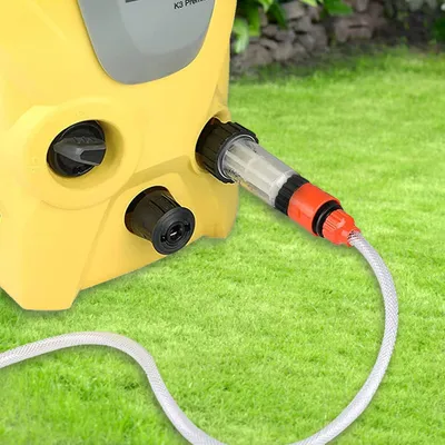 Produktbild von Wasserfilter Gartenschlauch - Wasser Vorfilter - 2 Stück