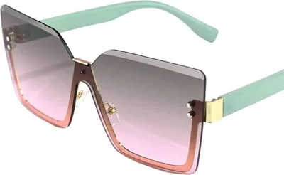Produktbild von Elegante Sonnenbrille Square, braun, Glasbreite 62 mm, UV-Filter 400 Kat 3
