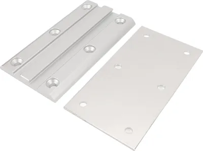 Productafbeelding van Verstelbare tafelvoetbeugel voor campers, afneembare steunbeugel van aluminiumlegering voor caravans, campers, jachten, schepen, zilverkleurig