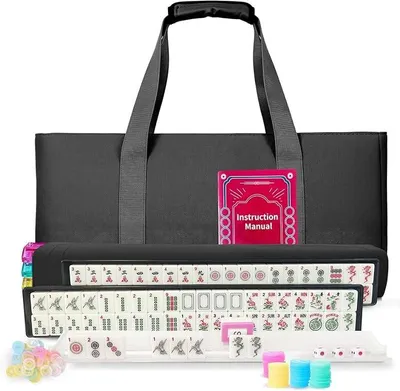 Imagen del producto de Estanterías para fichas de mahjong Silecomplaza, con deslizadores, juego de 4 unidades