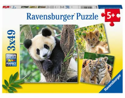 Zdjęcie produktu dla Panda, tygrys i lew Ravensburger 05666