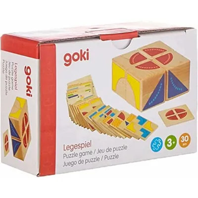 Zdjęcie produktu dla Goki Puzzle game, Kubus, 3 lat(a), Drewno, Wielobarwny