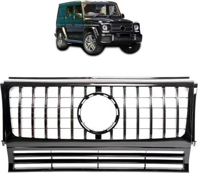 Produktbild von Kühlergrill Chrom passend für Mercedes G-Klasse W463 ab 1990-2018 Sport-Panamericana GT
