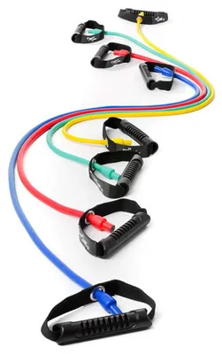 Produktbild von Komplettes Set mit 4 Fitnessbändern für effektives Training