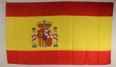 Produktbild von Flagge Fahne : Spanien mit Wappen Nationalflagge Nationalfahne