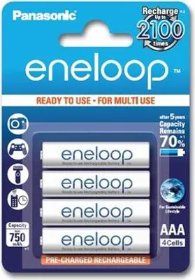 Produktbild von Sanyo BK-4MCCE/4BE, 750 mAh, Universal, Nickel Metall-Hydrid