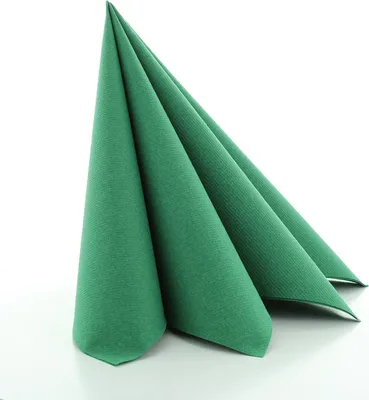 Produktbild von Sovie HORECA Serviette in Dunkelgrün aus Linclass® Airlaid 40 x 40 cm, 50 Stück