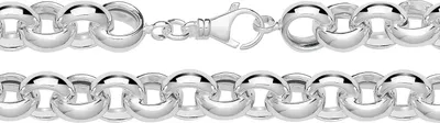 Produktbild von 925 Sterling Silber Herren - Erbs Kette - 66cm*12mm; TRS36666L26