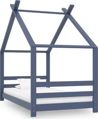 Obrázok produktu pre vidaXL Detská posteľ sivá masívna borovica 80x160 cm