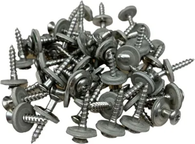 Produktbild von Spenglerschrauben V2A mit Dichtscheibe 4,5 mm x 35 mm - 100 Stück - Edelstahl