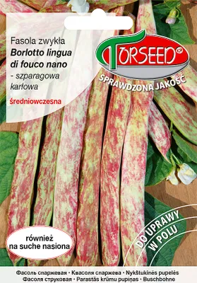 Produktbild von Saatgut Borlotto lingua di fuoco nano 20g Zwergbohne - Torseed