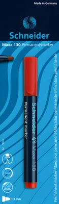 Produktbild von Schneider Permanent-Marker Maxx 130 rot, Blisterkarte mit 1 Stück