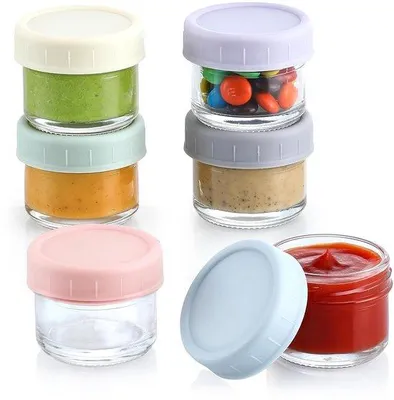 Image de Bocaux à vinaigrette en verre - Lot de 6 - Sans BPA - 50 ml