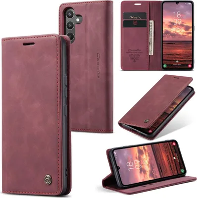 Produktbild von Samsung Galaxy A34 Hülle - CaseMe 013 Klapphülle - Bordeaux