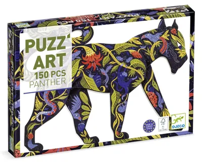 Produktbild von Puzz'Art-Puzzle „Schwarzer Panther“, Djeco